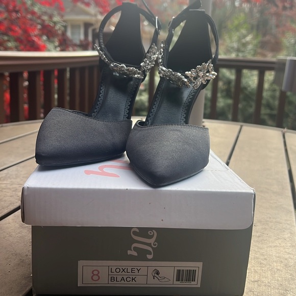 Worn once for one hour, journee collection Loxley Black, Rhinestone strap. - Picture 4 of 9